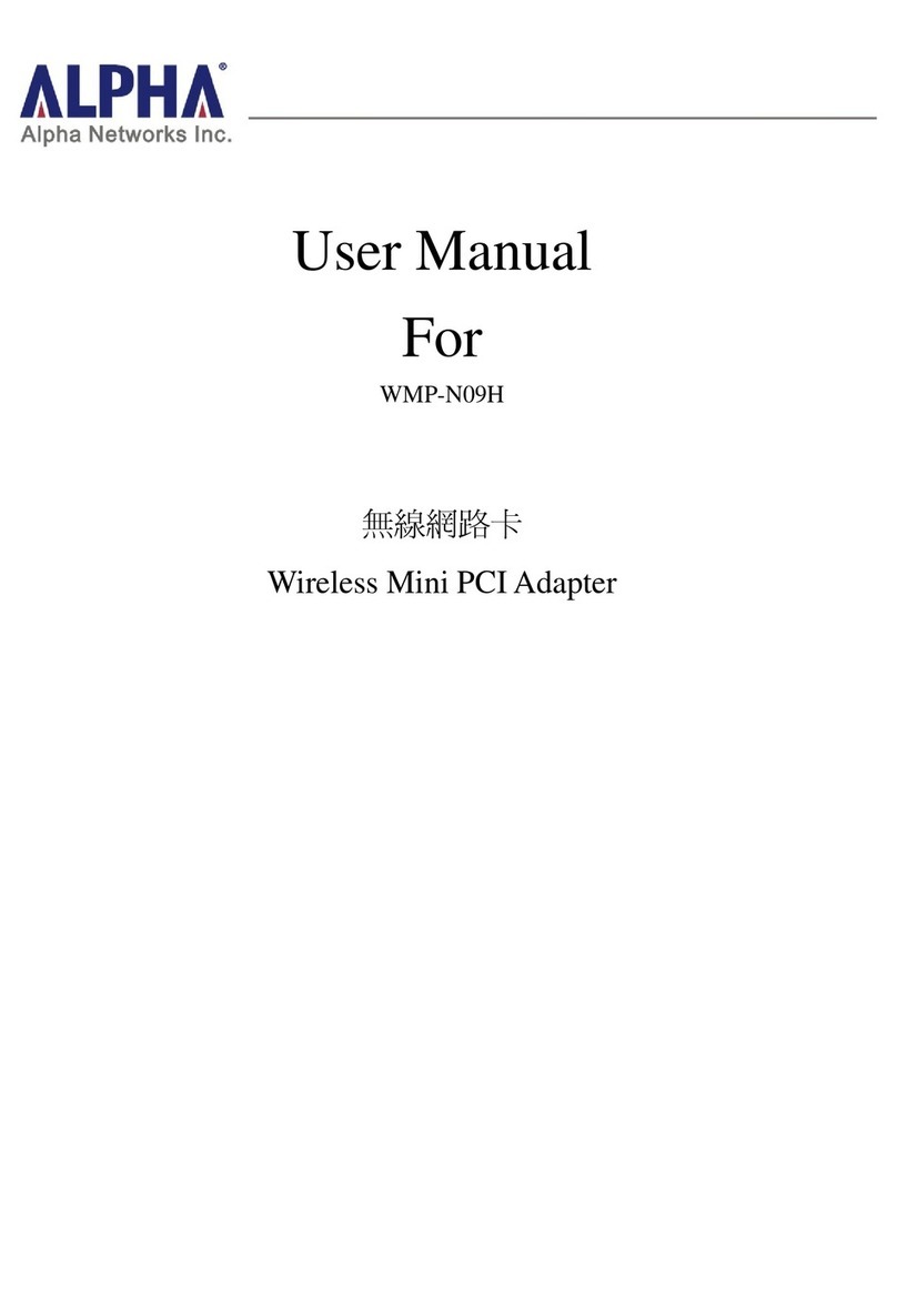 Alpha WMP-N09H user manual