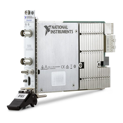 National Instruments PXIe-5163 User manual National Instruments PXIe-5163 User manual