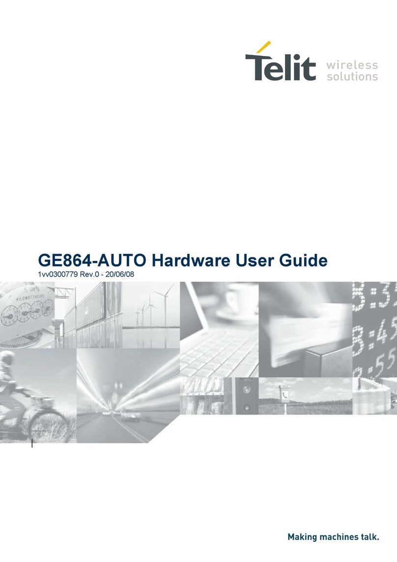 Telit Wireless Solutions GE864-AUTO Installation manual Telit Wireless Solutions GE864-AUTO Installation manual