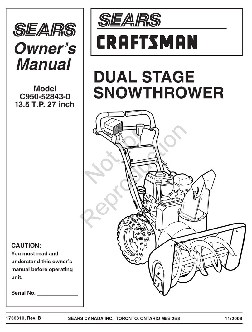 Craftsman C950-52843-0 owner's manual