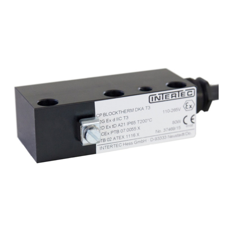 Intertec Data Systems CP BLOCKTHERM D.A HI User manual Intertec Data Systems CP BLOCKTHERM D.A HI User manual