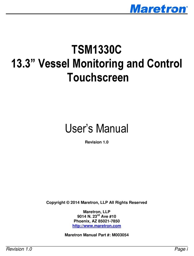 Maretron TSM1330C user manual Maretron TSM1330C user manual