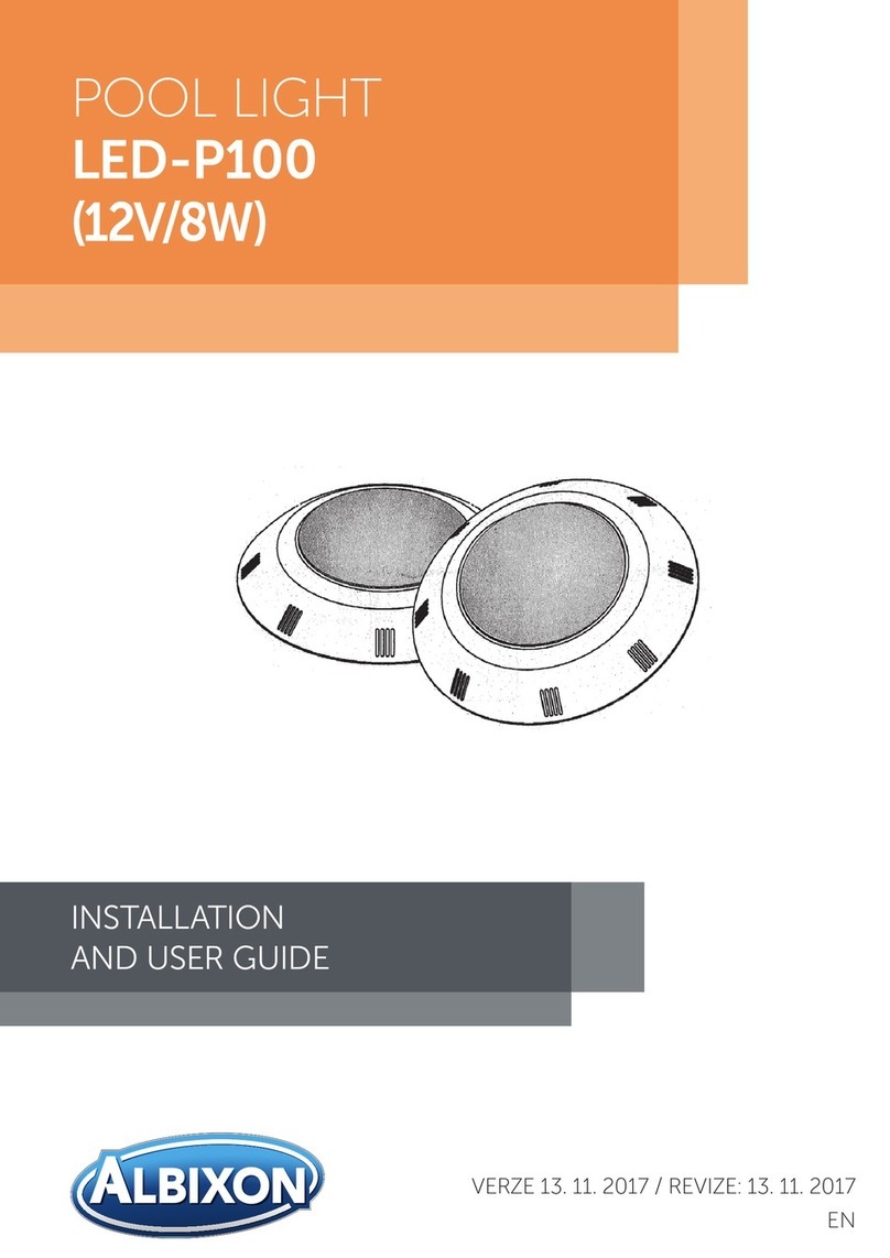 Albixon LED-P100 Installation and user guide