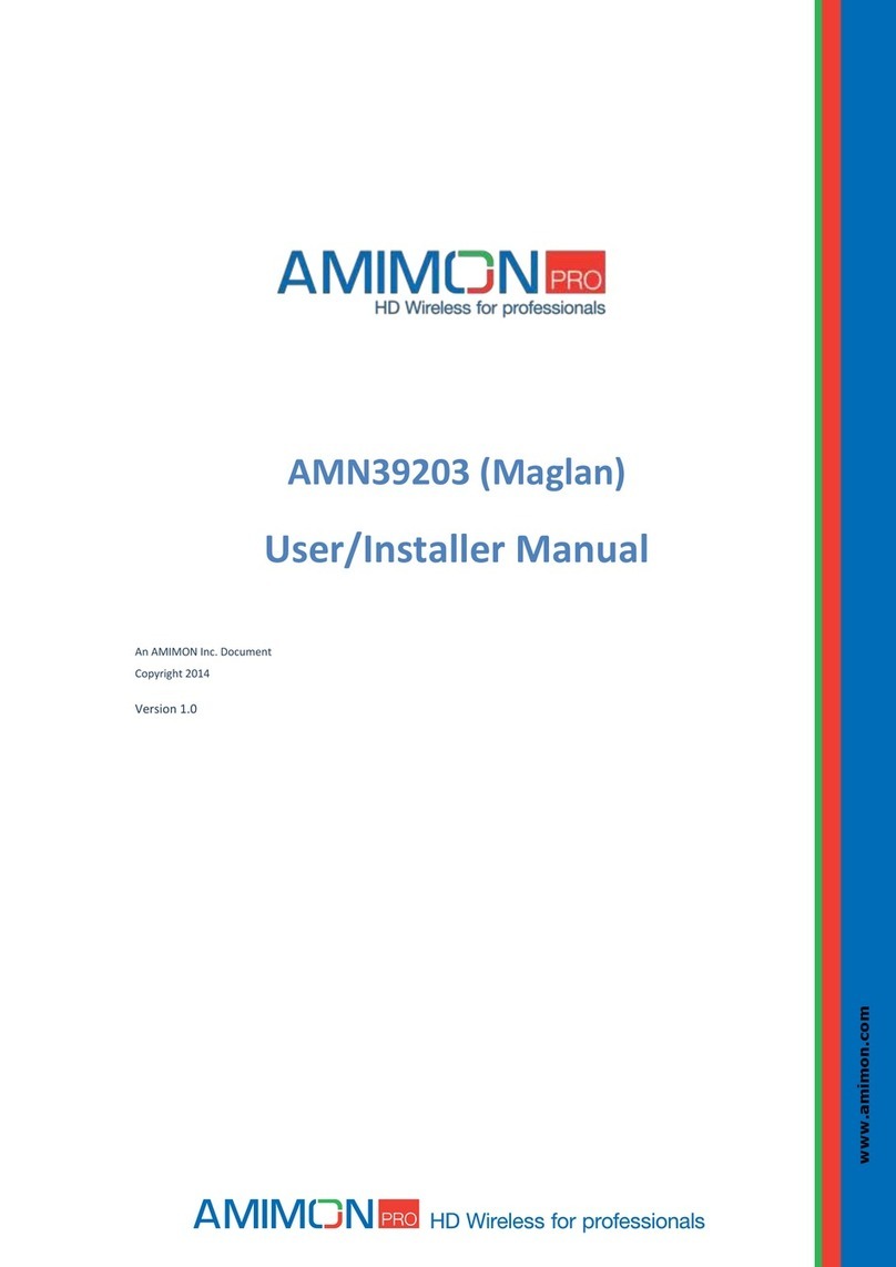 AMIMON AMN39203 User's and installer's manual