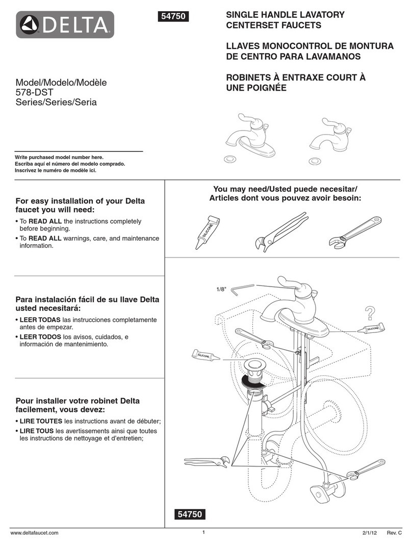 Delta 578-DST User manual