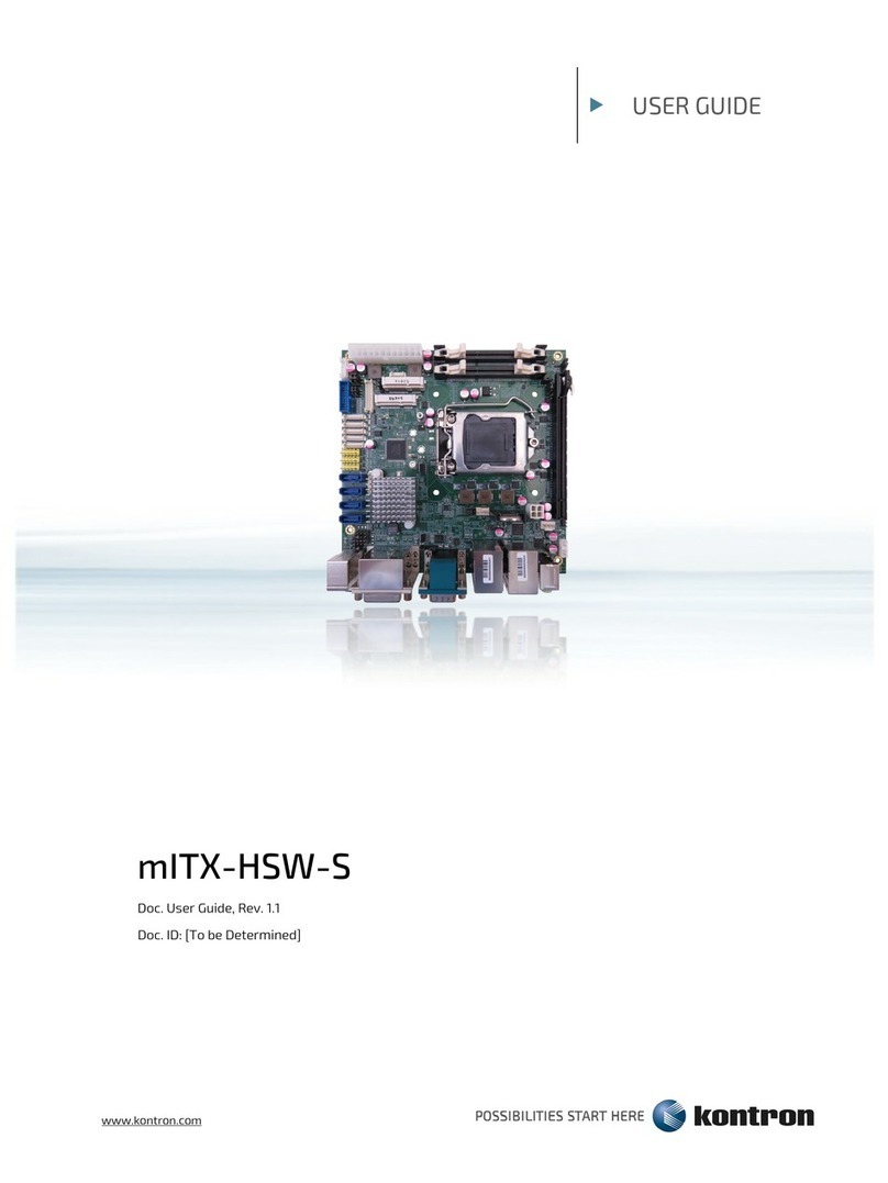 Kontron mITX-HSW-S user guide