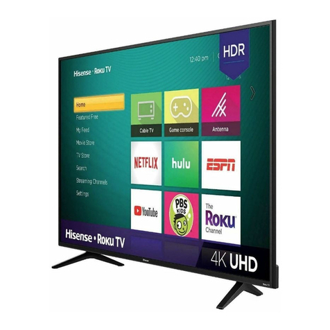 Hisense Roku TV 55R6040F User manual