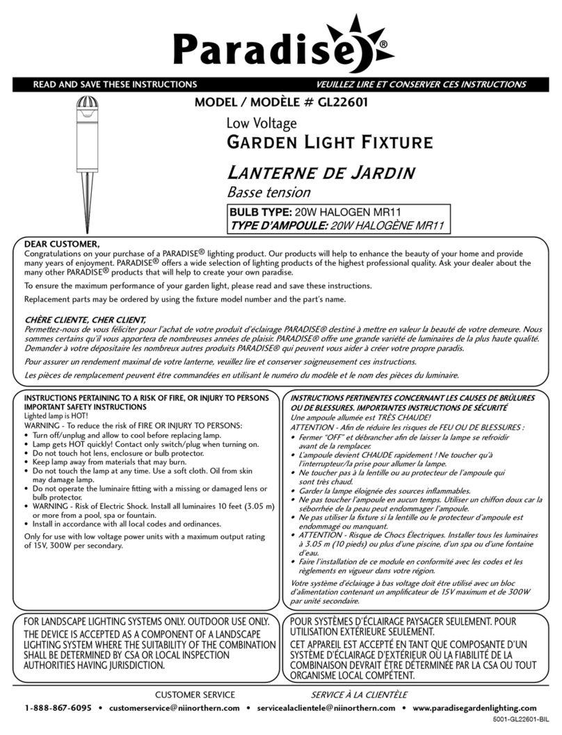 Paradise Datacom GL22601 instructions