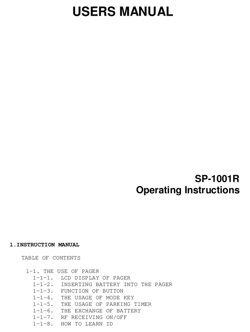 Drake Systems SP-1001R operating instructions