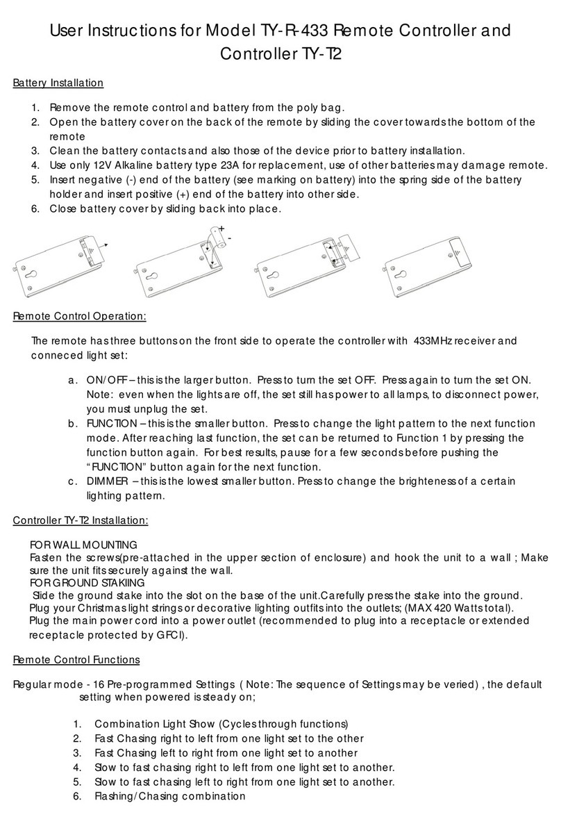 Toyo TY-R-433 User instructions