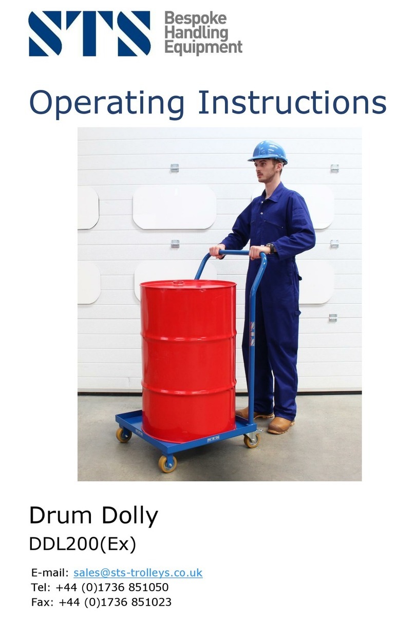 STS Drum Dolly DDL200-Ex operating instructions