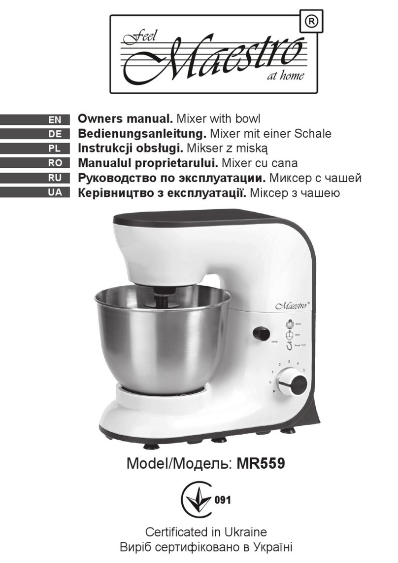 Maestro MR559 owner's manual