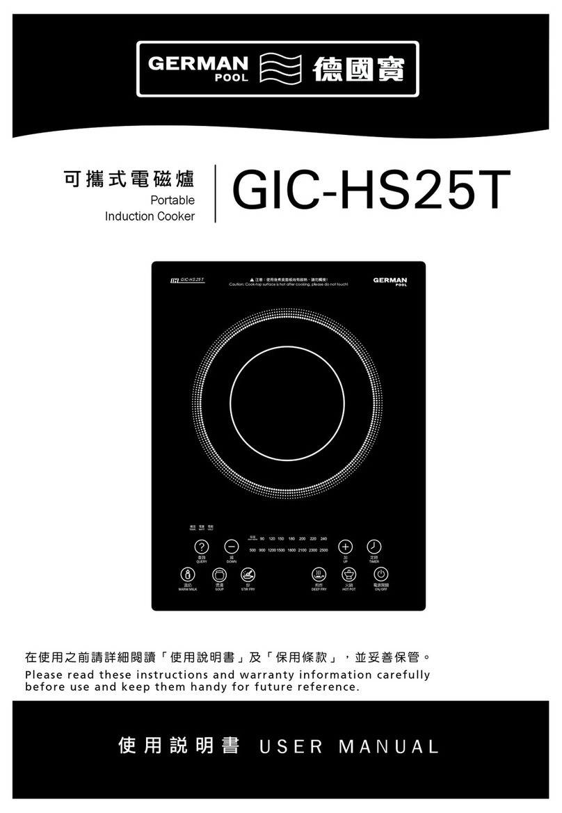 German pool GIC-HS25T user manual
