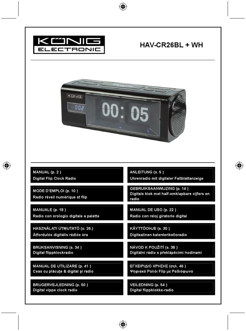 Konig HAV-CR26BL manual
