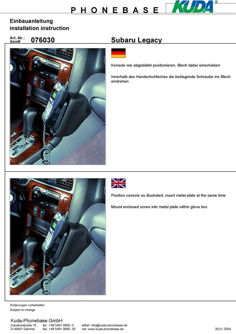 Kuda 076030 User manual
