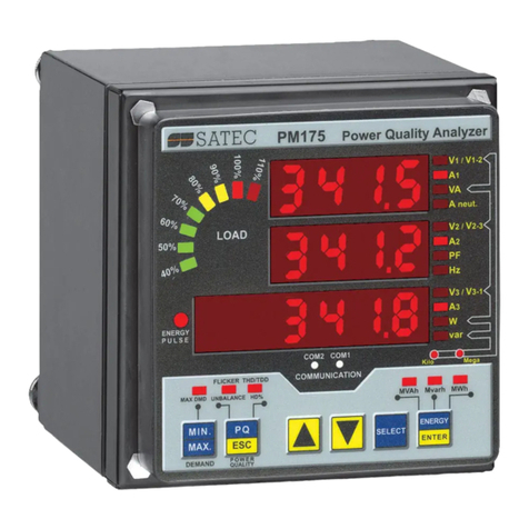 Satec PM175 Series User manual