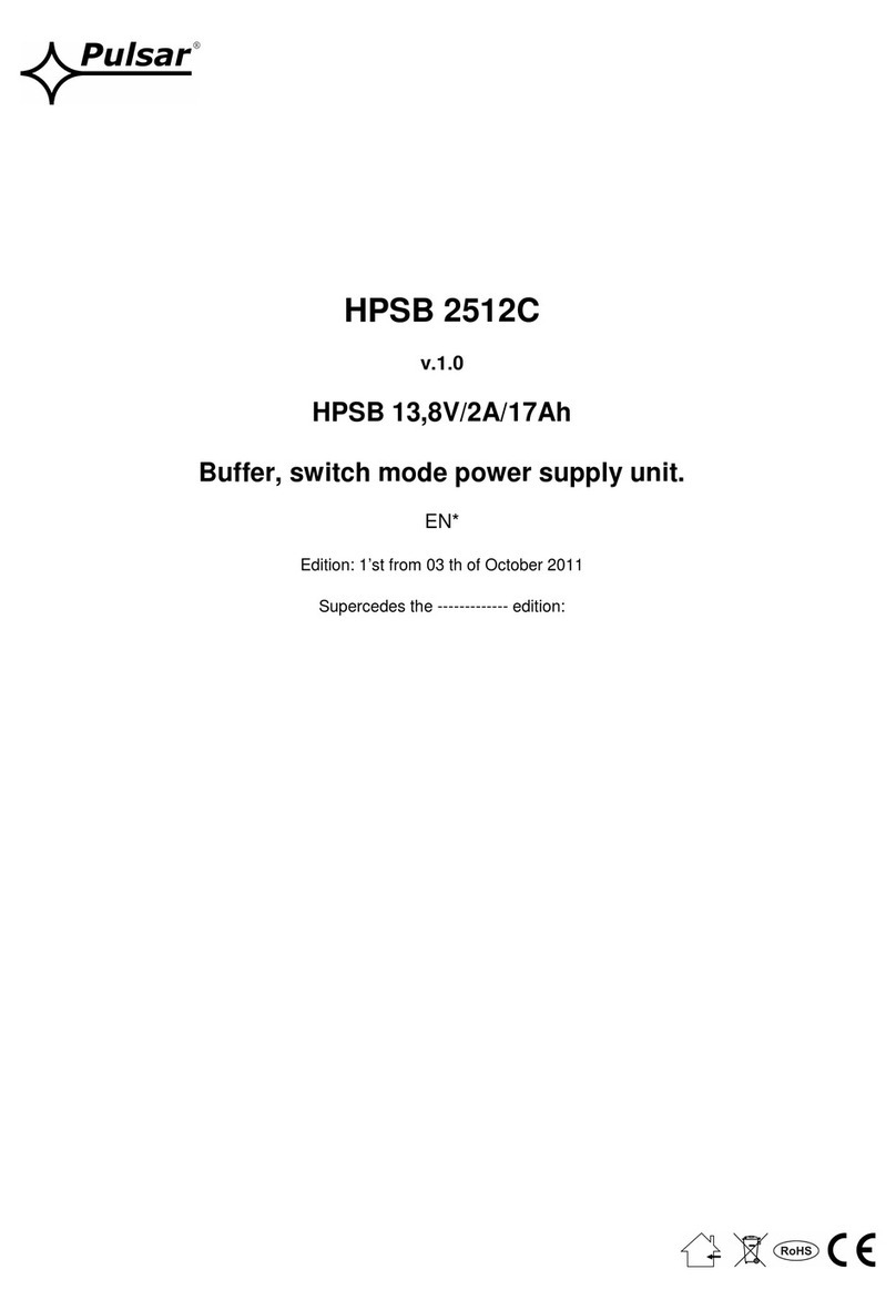 Pulsar HPSB 2512C User manual
