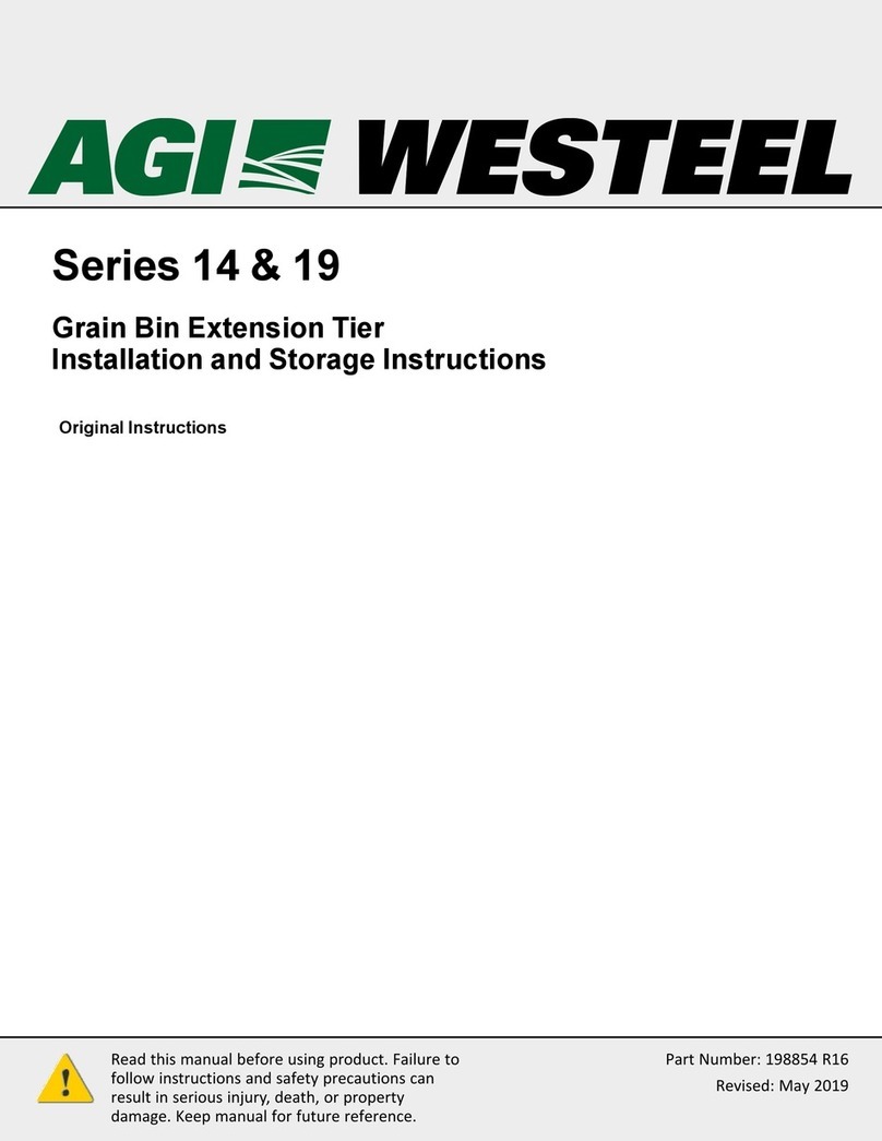 Westeel Grain Bin Extension Tier 14 Series User manual Westeel Grain Bin Extension Tier 14 Series User manual