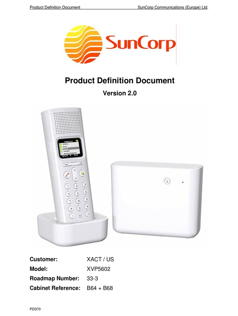 Suncorp XVP5602 product manual