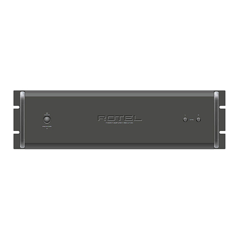 Rotel RKB-2100 owner's manual