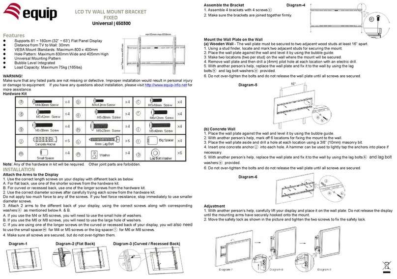 Equip Universal 650300 Quick installation guide
