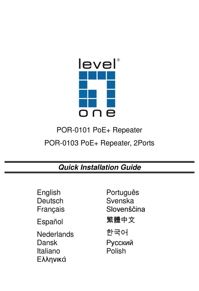 LevelOne POR-0101 User manual