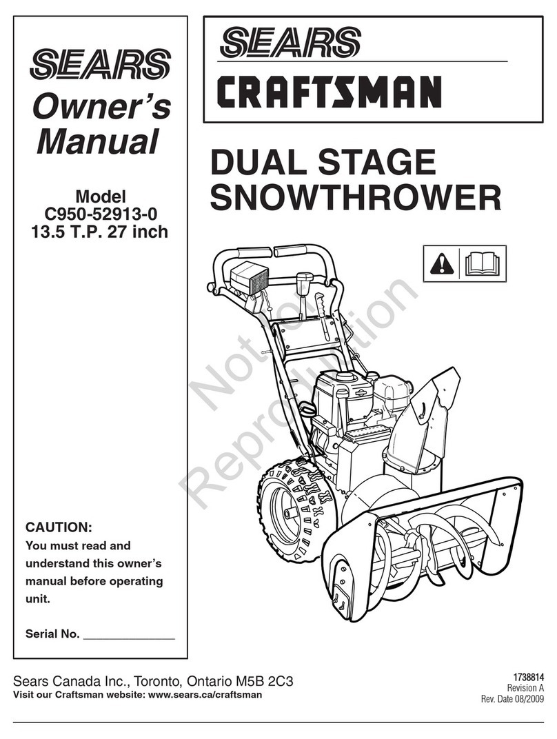 Craftsman c950-52913-0 User manual