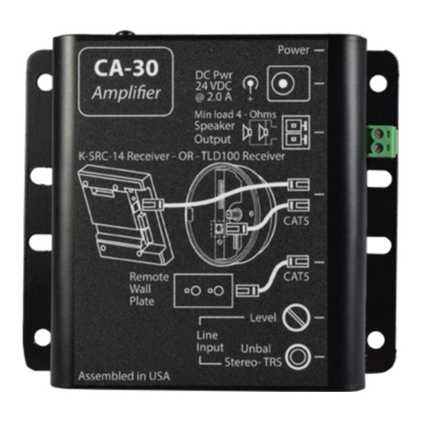 Audio enhancement CA-30 Instruction manual