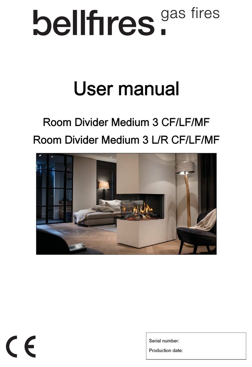 Bellfires ROOM DIVIDER MEDIUM 3 CF user manual