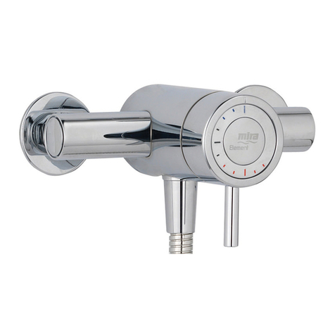 Mira Element Thermostatic Mixer Installation and user guide