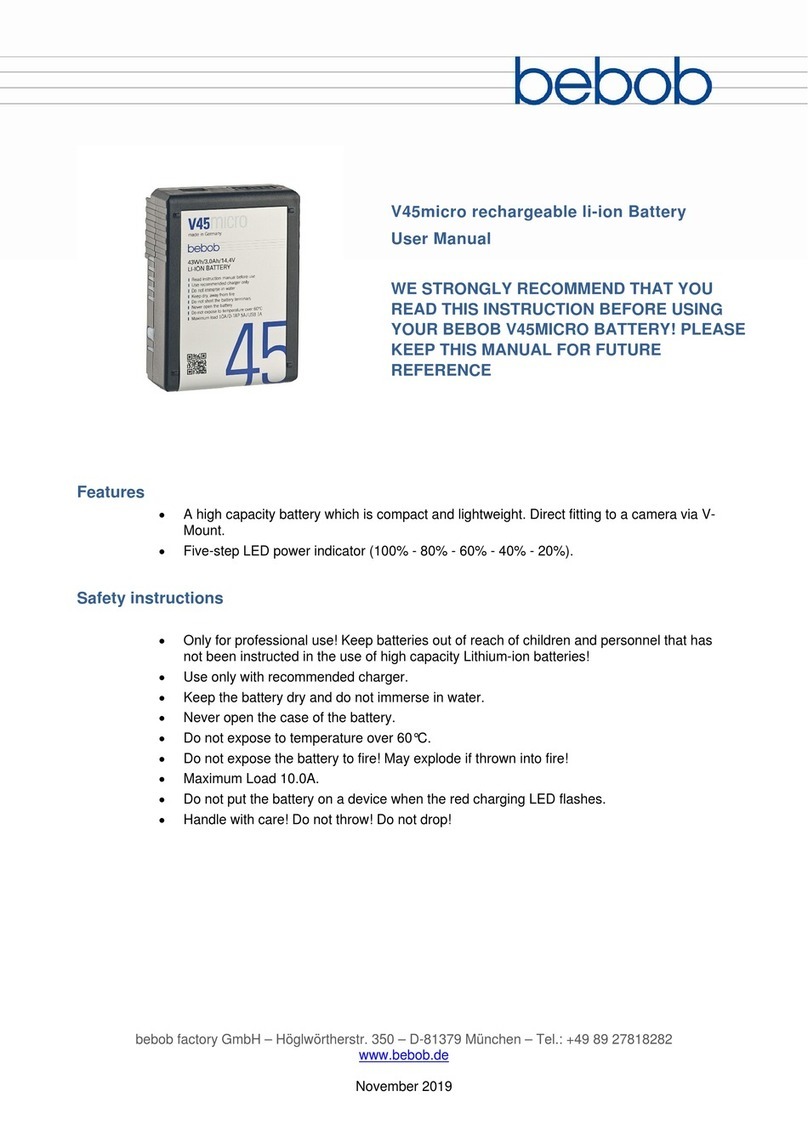 Bebob V45micro User manual