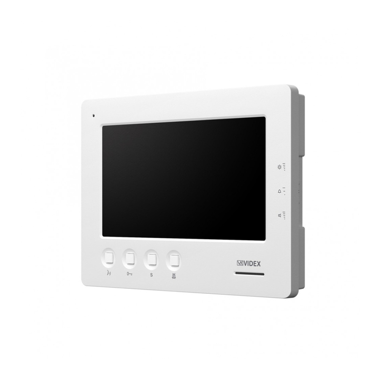 Videx 6758 User manual Videx 6758 User manual