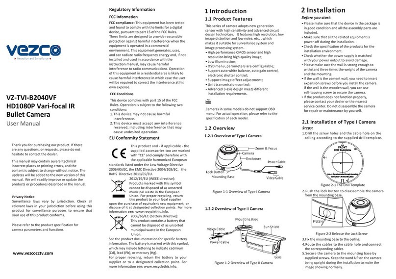 Vezco VZ-TVI-B2040VF User manual