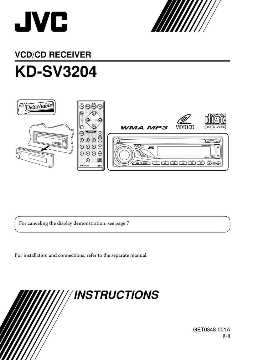 JVC KD-SV3204 User manual JVC KD-SV3204 User manual