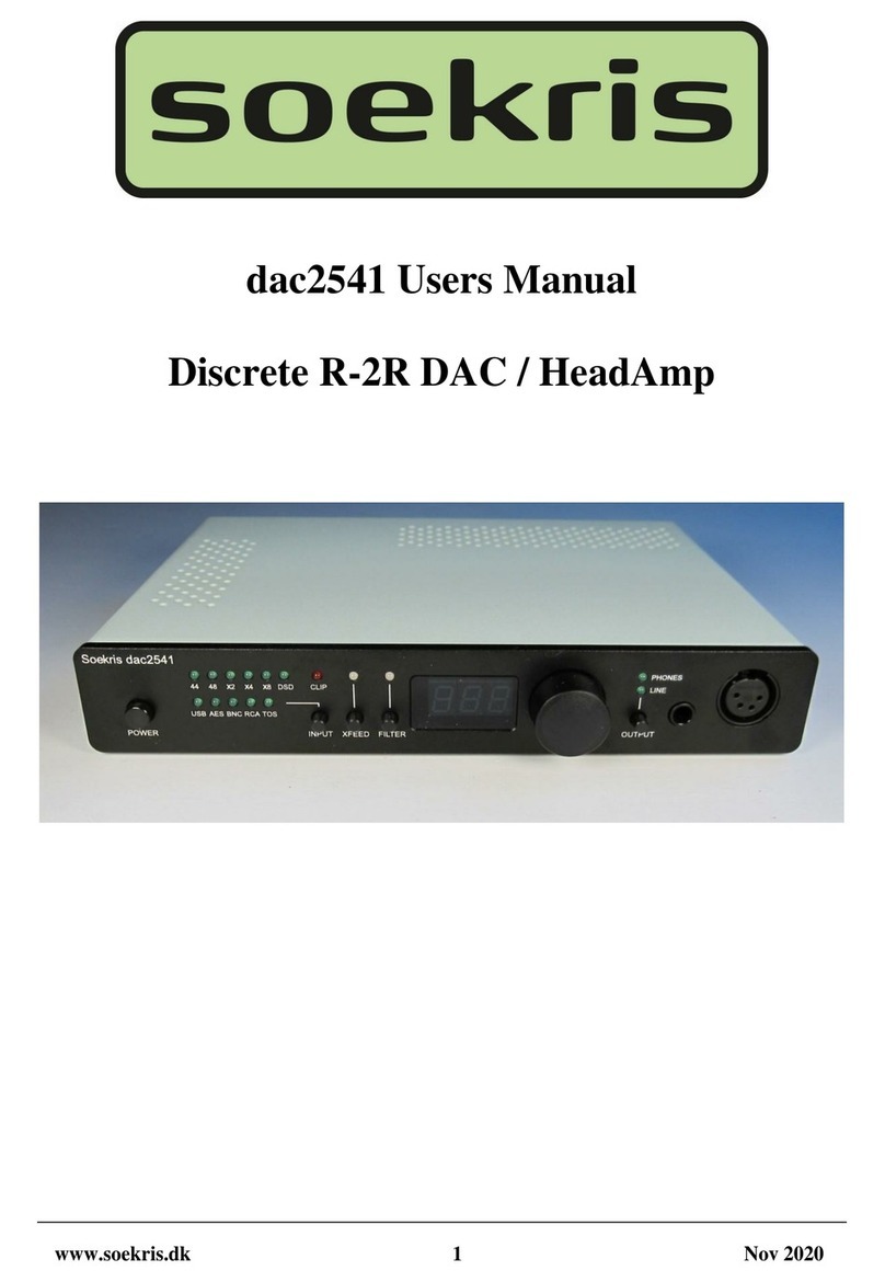 Soekris DAC2541 User manual