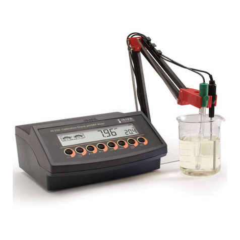 Hanna Instruments HI 2221 User manual Hanna Instruments HI 2221 User manual