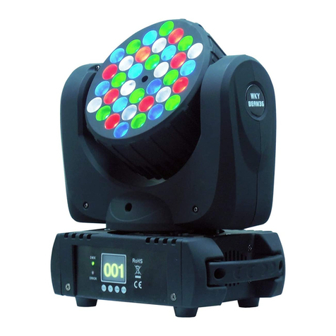 Wecan Technology and Lighting Co., Ltd WKY-BEAM36 Use manual