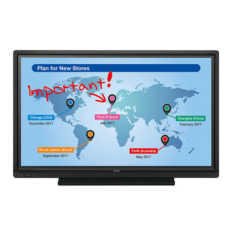 Sharp PN-L805H Operation manual