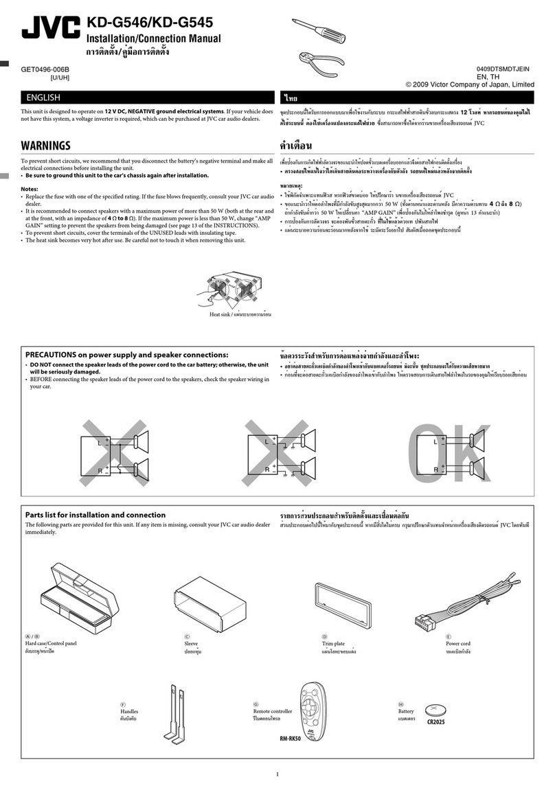 JVC KD-G546 Guide