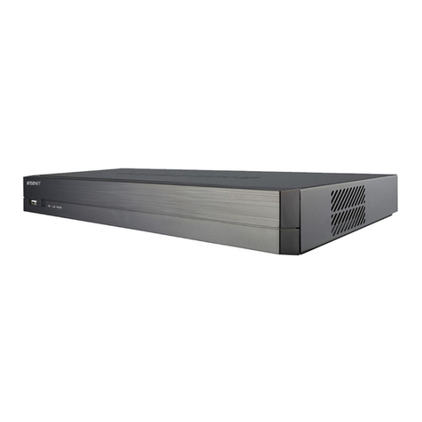 Wisenet QRN-410 User manual