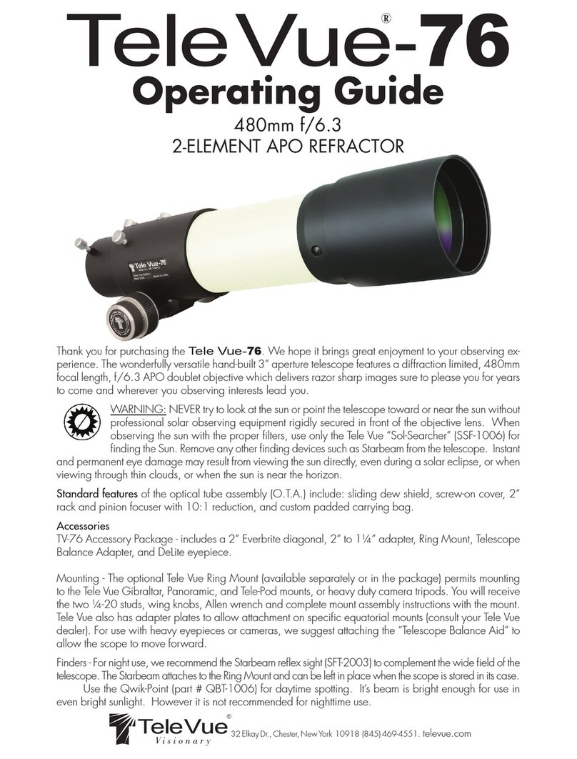 TeleVue 76 operating guide