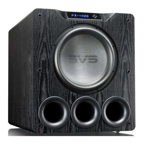 SVS PB-4000 quick start guide