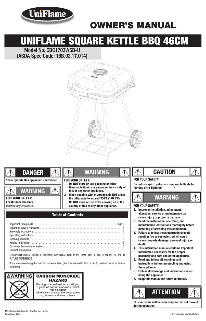 Uniflame CBC1703WSB-U User manual