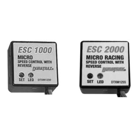 Duratrax ESC 1000 User manual