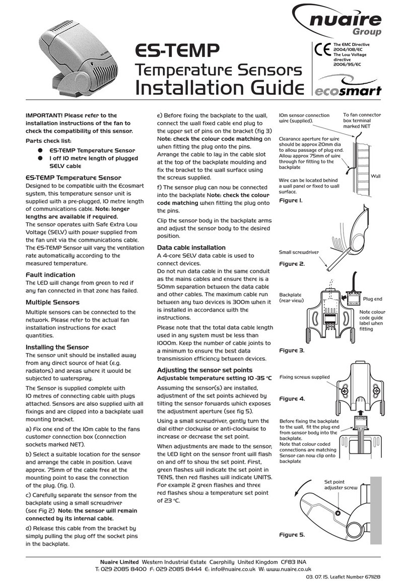 NuAire ES-TEMP installation guide