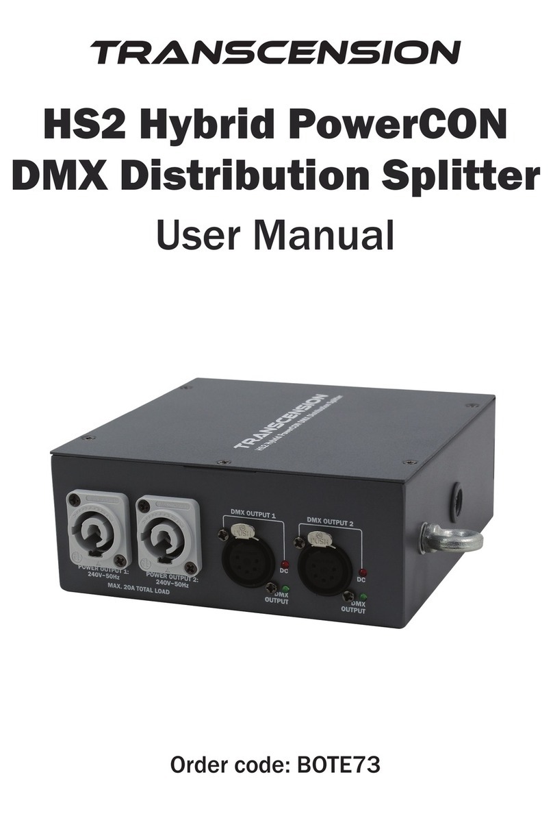 Transcension HS2 Hybrid Distribution Splitter user manual