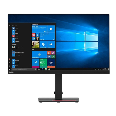 Lenovo ThinkVision T32p-20 User manual