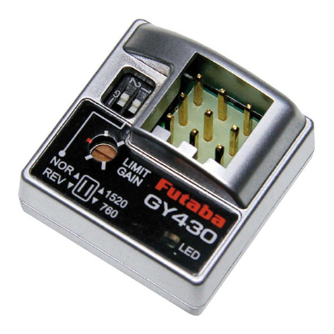 FUTABA GY430 instruction manual