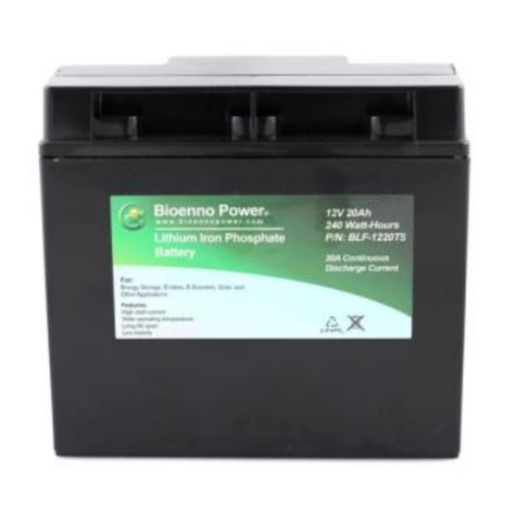 Bioenno Power BLF-1220TS User manual