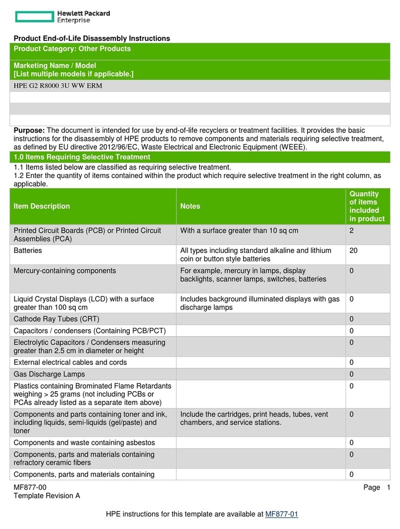 HPE G2 R8000 3U WW ERM Assembly instructions